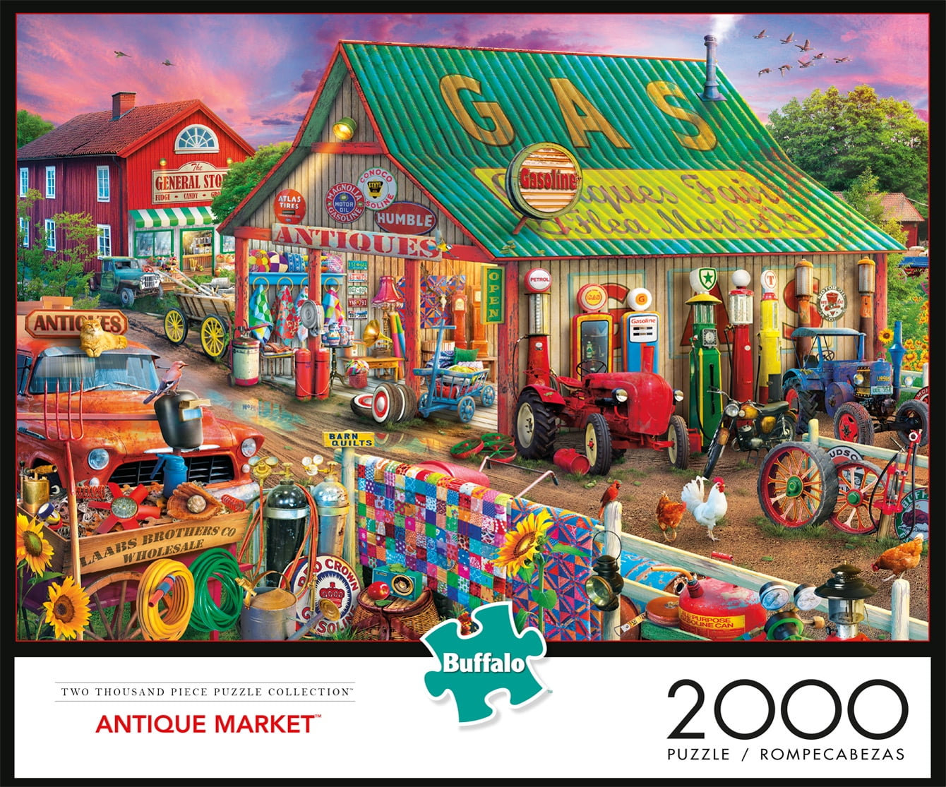 Buffalo Games Country 2000 Piece Jigsaw Puzzle Americana Collection for sale online 