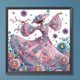 thumbnail image 3 of Pintura de diamante 5D DIY Taladro parcial con forma especial Kit de dama elegante 30x30 cm, 3 of 9