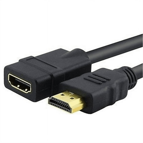 15Ft (15 Feet) 24AWG High Speed HDMI Male to Female Extension Cable Ethernet, CL2, Audio Return, 4K 3D and In Wall Ready