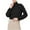 Black, variant on GigrtiJin Women Lightweight Crop Top Zip up Athletic Jacket Stand Collar Windproof Sun Protection Workout Outdoor Jacket
