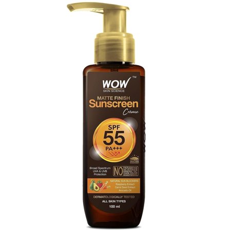 WOW Skin Science Sunscreen SPF 55 PA+++ Matte Look Ultra Light 100ml