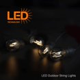 thumbnail image 5 of GOODSMANN Cadena de luces para exteriores de bajo voltaje, 6 unidades, bombillas LED de repuesto para colgar, 12 V CA, 2 W, resistentes a la intemperie, bombillas vintage para decoración decorativa de, 5 of 5
