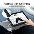 thumbnail image 5 of Hoibon for KADYBE D106 / MEIZE D106 Android 14 Tablet Shockproof Case with Shoulder Strap Kiskctand Kids Friendly Case For VOZIZOV D106 Android 14 / FEONAL 10.1 inch 2024 Tablet - Black, 5 of 7