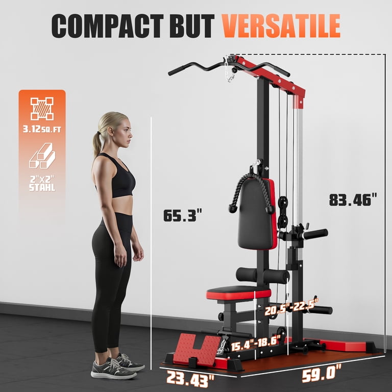 Fitness Katrol Kabel Systeem Kabelsysteem Fitness Voor Borst Biceps Triceps Buikspieren Krachttraining