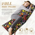 thumbnail image 4 of Naloa Spring And Summer Flowers Super Soft 20x60 Body Pillow Case,Long Side Hidden Zipper（PILLOWS ARE NOT INCLUDED）, 4 of 6