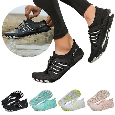 

Water Shoes Lightweight Aqua Shoes Quick Dry Soft Diving Sneakers Non-slip Gym Sneakers Breathable for Outdoor Beach