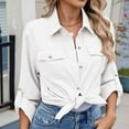 thumbnail image 5 of Karight Long Sleeve Shirts for Women Fall Fashion 2025 Dressy Casual Blouses, 5 of 7