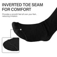 thumbnail image 2 of NOVAYARD 3 Pairs Socks for Men Women Wide Crew Edema Bariatric Hospital Socks, 2 of 7