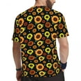 thumbnail image 3 of T Shirt For Men Sunflower Polka Dots Running Beach Vintage Floral Print T-Shirts Trendy Cool Tee Shi, 3 of 7
