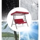 thumbnail image 5 of Funda de repuesto para hamaca de jardín | Funda doble para silla de patio | Tela impermeable para exteriores | Marrón, negro, rojo, verde, gris y beige, 5 of 6