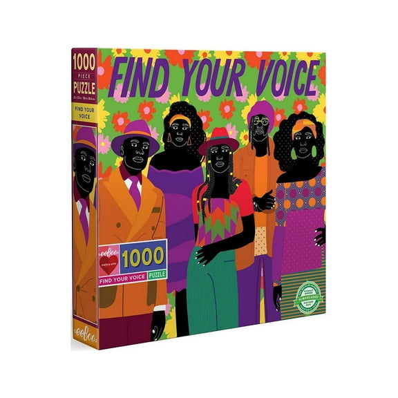 eeBoo's Piece and Love Find Your Voice 1000 Piece Square Adult Jigsaw Puzzle, 1 ea