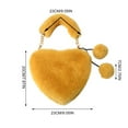 Fashion Headband Matching Bags Bright Color Shoulder Bag Heart Shape