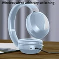 thumbnail image 6 of Wmkox8yii Active Noise Reduction Wireless Bluetooth Headphones Over Ear,6-8 Hours Usetime,Foldable Lightweight Headset with Microphone,Deep Bass HiFi Stereo Sound for Travel Work Cellphone, 6 of 8