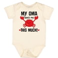 thumbnail image 3 of Inktastic Oma Loves Me Grandson Boys or Girls Baby Bodysuit, 3 of 5