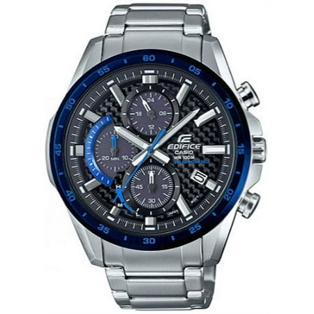 Men's Casio Edifice Chronograph Solar Powered Watch EQS900DB-2AV EQS-900DB-2AVCR