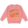 thumbnail image 2 of Inktastic Cutest Pumpkin in the Patch with Orange Heart Toddler Sweatshirt, 2 of 4