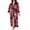 Red flower, variant on Satin Nightgown for Women Plus Size Silk Floral Kimono Robes Lightweight Bathrobe Nightdress V-Neck Long Sleepwear Oversized Dressing Gowns Loungewear for Ladies, Brown leopard 5XL