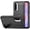 Black +Black, variant on For Samsung Galaxy A37 PEAK 3in1 Toughest Hybrid with Stand Cover Case - Burgundy/Black
