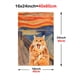 thumbnail image 5 of 1pc Screaming Cat With Fluid Sky Canvas Painting Posters, Funny Animal No Frame Printed Wall Art Pictures, Home & Room Decoration, 5 of 5
