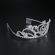 thumbnail image 4 of 2 tiaras elegantes para novias con brillantes y diamantes de imitación para decoración del cabello de boda., 4 of 5
