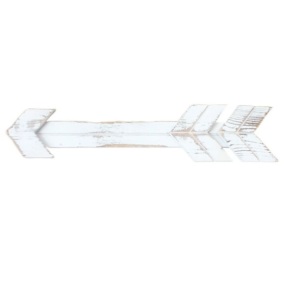 White Retro Arrow Indicator Creative Personality Arrow Rustic Wood Arrow Sign Wall Decoration Hanging Ornament