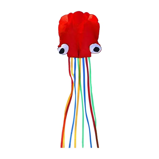 Mollusk Marine Animal Kite Easy To Fly Kite For Kids And Adults No Handle With Kite String Perfect Kite For Beginners Perfect For Outdoor Play With 30 Meters Large Line Board