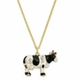 thumbnail image 3 of Pewter Black White Cow Trinket Box, 3 of 4