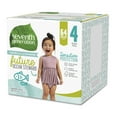thumbnail image 2 of Seventh Generation Sensitive Protection Free & Clear Baby Diapers - Size 4, 64 count, 2 of 4