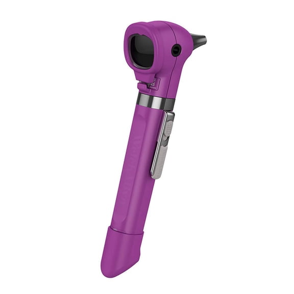 Welch Allyn 2.5V Fiber-Optic Pocket LED Otoscope Set, PLUM 22870-PUR