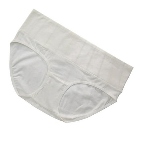 

Womens Low Waist Cotton Maternity Panties Solid Soft Under Bump Pregnancy Postpartum Brief