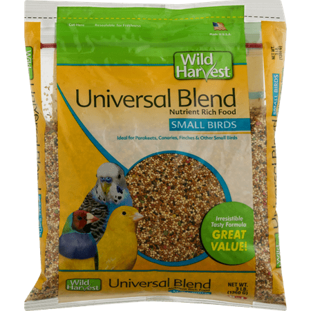 Wild Harvest Universal Blend Premium Small Birds Seed, 3 lbs