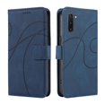 thumbnail image 1 of Étui Rabattable pour FOXDOCK Samsung Galaxy Note 10 Emplacements pour Cartes et Fonction Support en Cuir, 1 of 5