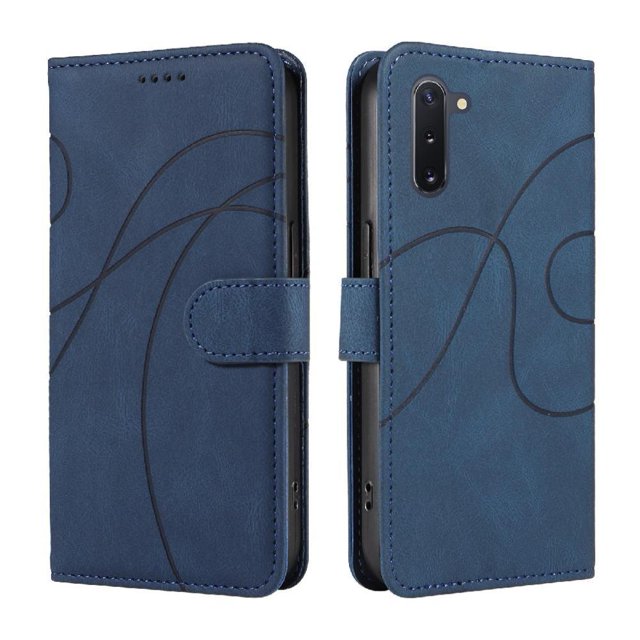 Étui Rabattable pour FOXDOCK Samsung Galaxy Note 10 Emplacements pour Cartes et Fonction Support en Cuir