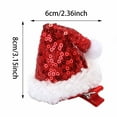 thumbnail image 2 of Festive Christmas Hair Accessories with Sparkling Sequins and Miniature Holiday Hat Designs for Women and Girls, 2 of 7