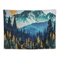 thumbnail image 5 of Orinice Mountains Trees Road Tapestry Wall Hanging Unique Style Graphic Tapestries Home Wall Decor Art for Living Room Bedroom Apartment Farmhouse Dorm 40x30inch, 5 of 6