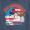thumbnail image 3 of Disney - Americana - Mickey Americana Baseball - Adult Short Sleeve Graphic T-Shirt, 3 of 5