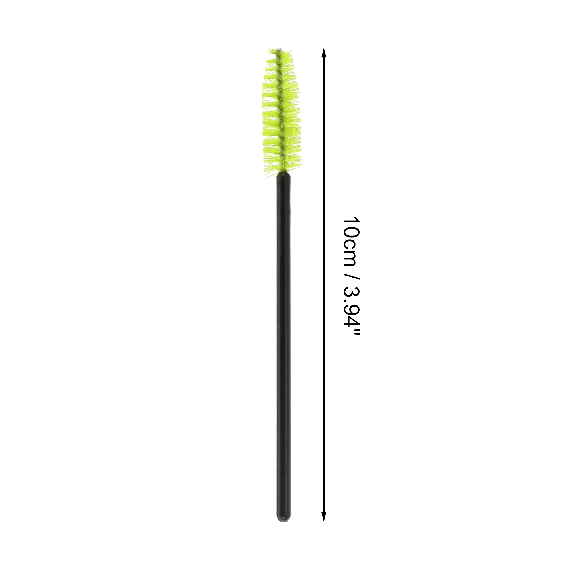 Unique Bargains Convenient Eyebrows Brushes for Travel 50 Pcs Black, Green
