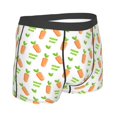 thumbnail image 2 of KLL Vegan Fruit Carrot Men's Cotton Boxer Briefs Underwear-XX-Large, 2 of 8