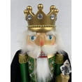 thumbnail image 2 of Saint Patrick’s Day or Christmas Regal Soldier Nutcracker, 2 of 7