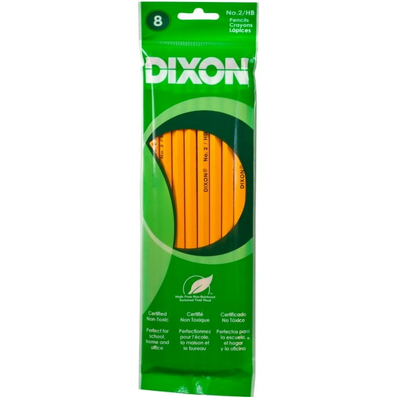 Dixon 8-Count Yellow Pencils