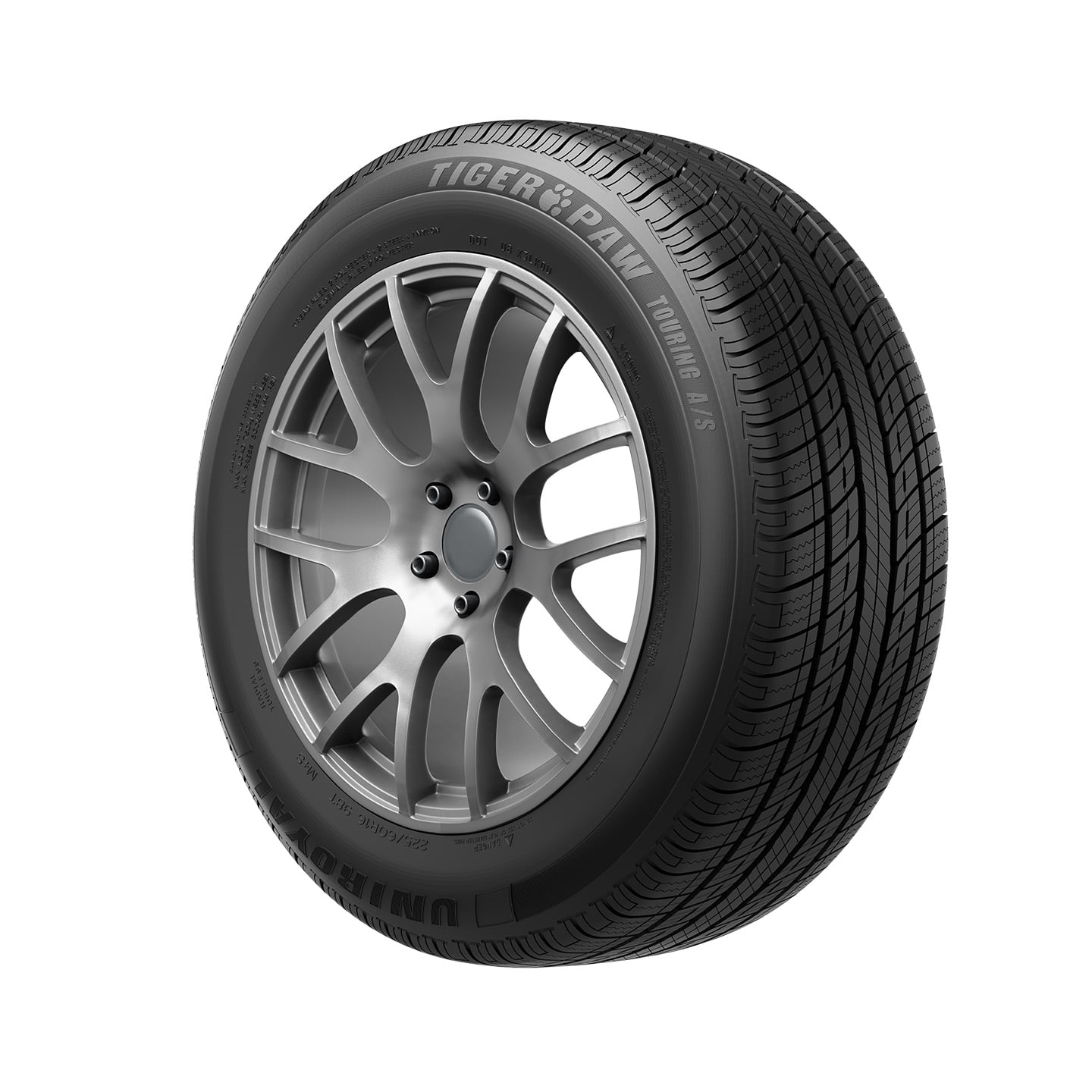 Uniroyal Tiger Paw Touring A/S All-Season Radial Car Tire for Passenger Cars and SUVs Crossovers 255/40R19/XL 100V 