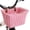 Pink, variant on GRANNY SAYS Kids Bike Basket, Front Bicycle Baskets for Kids, Small Wicker Bike Basket for Boys and Girls, Pink