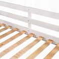 thumbnail image 2 of Full and Twin Size L-Shaped Bunk Bed with Slide & Short Ladder, Durable White Pine Construction, 2 of 14