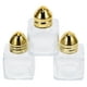 thumbnail image 3 of Juego de 3 saleros y pimenteros compactos de vidrio para condimentos, ideales para la cocina (15 ml)., 3 of 8