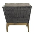 thumbnail image 4 of Afuera Living  Modern Wood Lounge Chairs in Mixed Gray Rope (Set of 2), 4 of 6