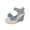 Blue, variant on Utoimkio Platform Sandals for Women Plus Size Women Strap Summer Slide Sandals Platforms Wedges Shose