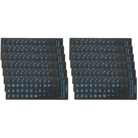 Set of 2 Computer Keyboard Stickers Laptop Replacement Keys Keyboards Nail