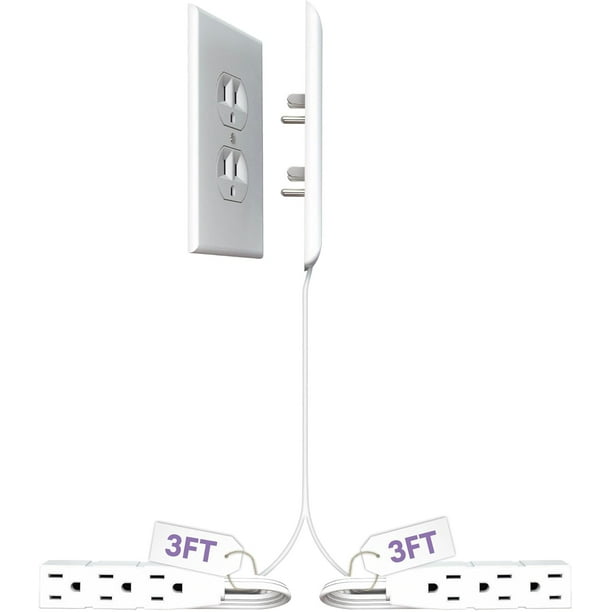 SHIQI-Sleek Socket Original & Patented Ultra-Thin Outlet Concealer with ...