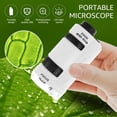 thumbnail image 3 of Mini Microscope for Kids Portable Handheld Pocket Microscope STEM Science Experiment Toy Education Gift for Boys & Girls Age 6+ Black, 3 of 8