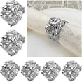 thumbnail image 1 of 6 Pack Napkin Rings,napkin Rings,leaf Napkins Rings, 1 of 3